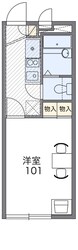 レオパレスアベンタ神武の物件間取画像